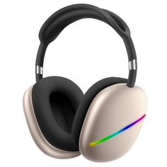 Auriculares de música Bluetooth MAX10 RGB con micrófono