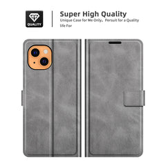Estuche de cuero con tapa horizontal con heb...