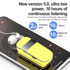 Auricular estéreo inalámbrico Bluetooth K53 con clip para usar