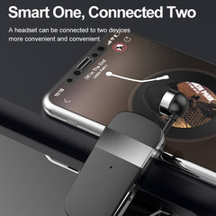 Auricular estéreo inalámbrico Bluetooth K53 con clip para usar