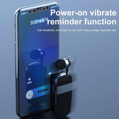 Auricular estéreo inalámbrico Bluetooth K53 con clip para usar