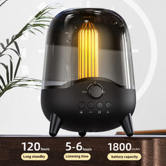 LP-20 LED Night Light Wireless Bluetooth 5.0 Altavoz de música