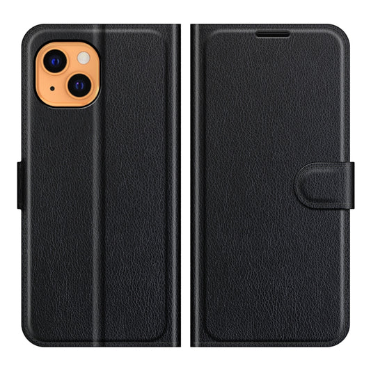 Para iPhone 13 Litchi Texture Funda protecto...