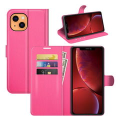Para iPhone 13 Litchi Texture Funda protecto...