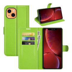 Para iPhone 13 Litchi Texture Funda protecto...