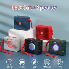 Altavoz Bluetooth portátil con linterna LED TG311