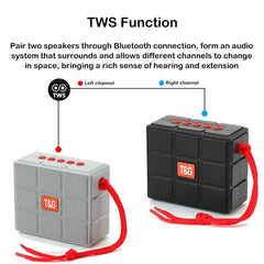 Altavoz Bluetooth portátil con linterna LED TG311