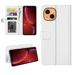 Funda de cuero con textura R64 para iPhone 13