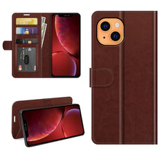 Funda de cuero con textura R64 para iPhone 13