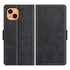 Funda de cuero con tapa horizontal para iPhone 13 mini