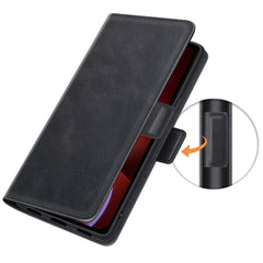 Funda de cuero con tapa horizontal para iPhone 13