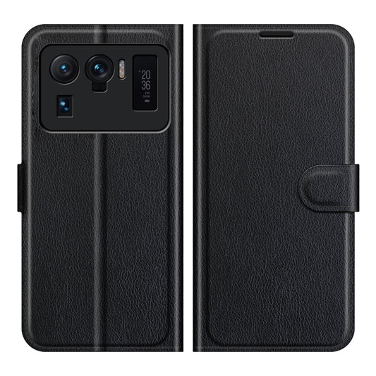 Para Xiaomi Mi 11 Ultra Litchi Texture Funda...