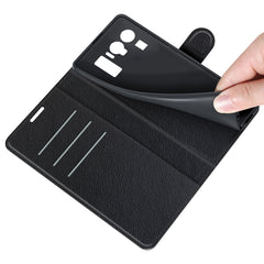 Para Xiaomi Mi 11 Ultra Litchi Texture Funda...