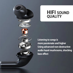 Auriculares estéreo magnéticos con banda para el cuello 960 y pantalla LED