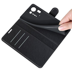 Para Xiaomi Mix 4 Litchi Texture Funda prote...