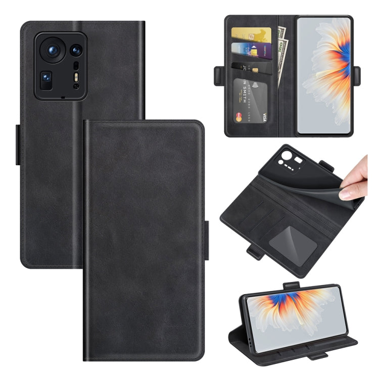 Para Xiaomi Mix 4 Estuche de cuero magnético de doble cara