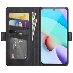 Para Xiaomi Redmi 10 Estuche de cuero con ta...