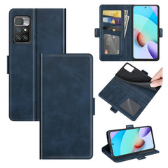 Para Xiaomi Redmi 10 Estuche de cuero con ta...