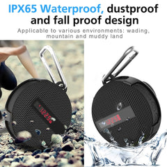 Altavoz Bluetooth portátil IPX65 con pantalla LED BT368
