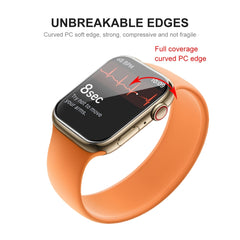 Marco de PC + Película de pantalla para Apple Watch Serie 7 45 mm
