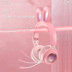 KE-01 Auriculares Bluetooth Inalámbricos Oreja de Conejo con Micrófono