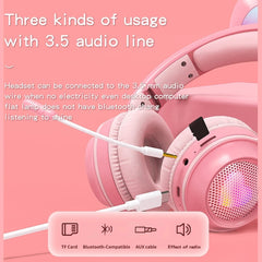 KE-01 Auriculares Bluetooth Inalámbricos Oreja de Conejo con Micrófono