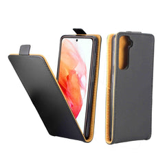 Estuche de cuero TPU con tapa vertical de es...