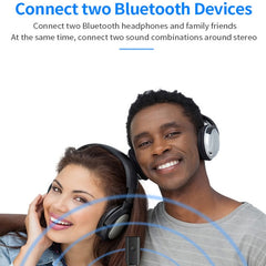 Transmisor Bluetooth 5.2 TX35 USB / AUX de doble salida