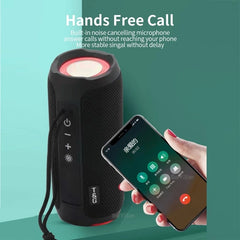 Altavoz Bluetooth inalámbrico portátil para exteriores LED TG227