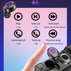 T&G TG909 TWS Mini Auriculares Bluetooth Estéreo de Doble Canal