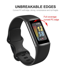 Para Fitbit Charge 5 ENKAY Hat-Prince 3D Cur...