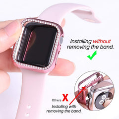ENKAY PC Case+Película PET curvada para Apple Watch Series 7 45mm