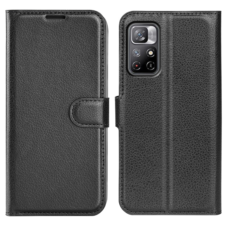 Para Xiaomi Redmi Note 11 Litchi Texture Fun...