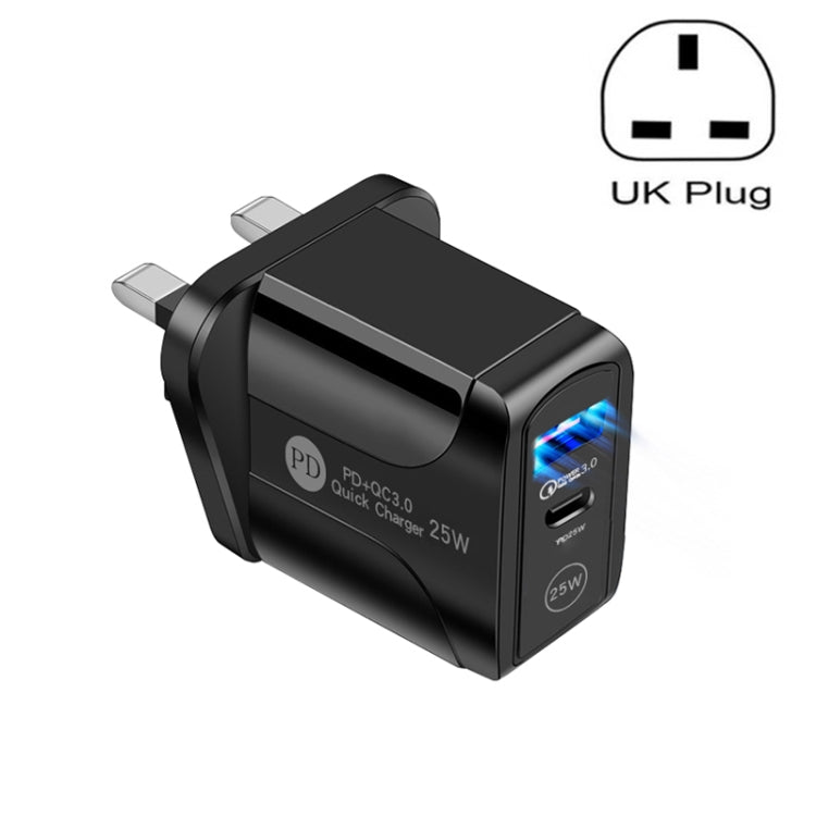 Cargador rápido de dos puertos USB PD25W USB...