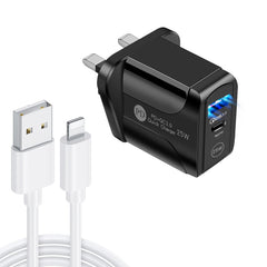 PD25W USB-C / Type-C + QC3.0 Cargador rápido...