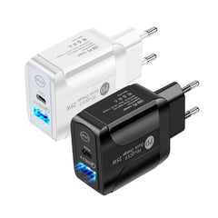 PD25W USB-C / Type-C + QC3.0 USB Dual Ports ...