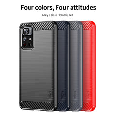 Funda de teléfono de TPU suave de fibra de c...
