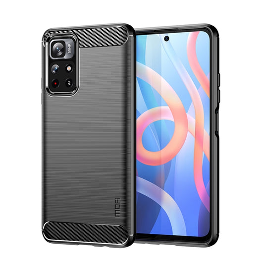 Funda de teléfono de TPU suave de fibra de c...