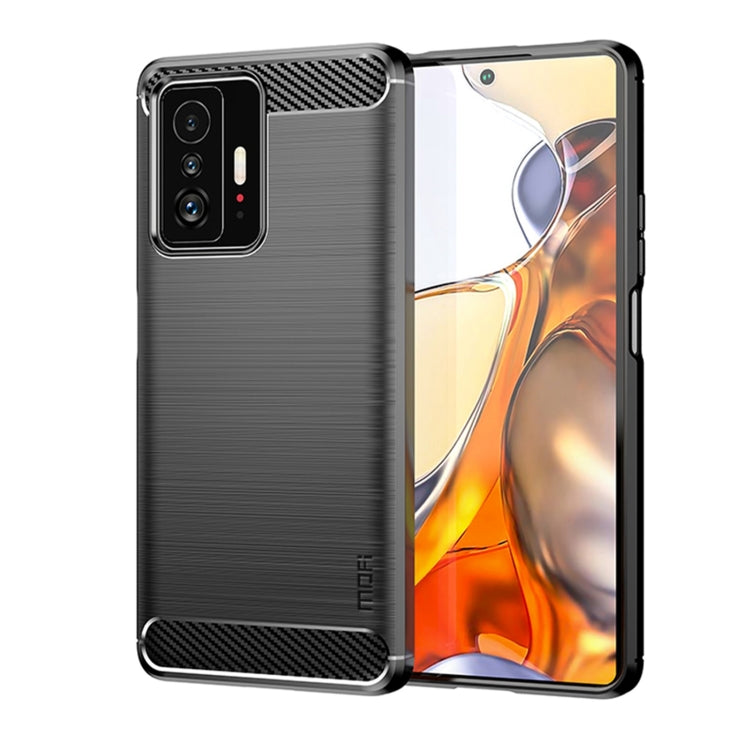 Funda de teléfono de TPU suave de fibra de c...