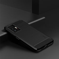 Funda de teléfono de TPU suave de fibra de c...