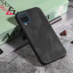 Funda de teléfono de PU con soporte de anill...