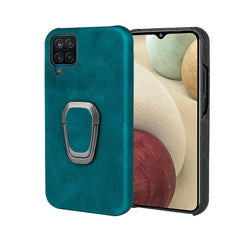 Funda de teléfono de PU con soporte de anill...