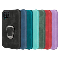 Funda de teléfono de PU con soporte de anill...