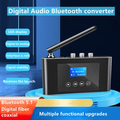 Receptor y transmisor Bluetooth 5.1 T38 2 en 1