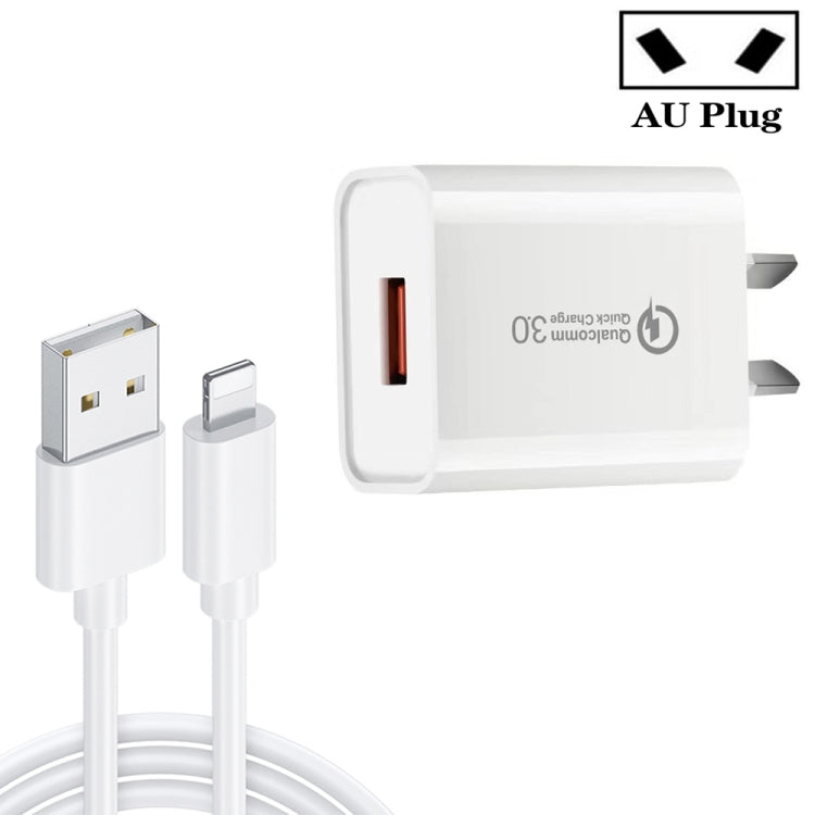 Cargador rápido CA-25 QC3.0 USB 3A con USB a...