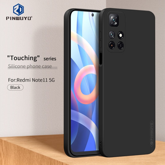 PINWUYO Funda de teléfono de silicona líquid...
