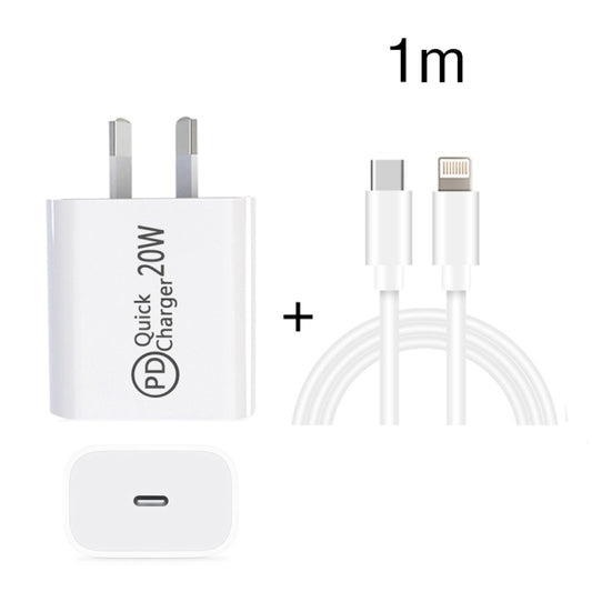 Cargador de viaje AU-20W PD USB-C / Type-C c...