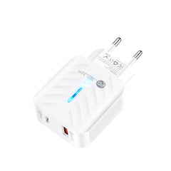 PD03 20W Tipo-C + QC3.0 Cargador USB con luz...