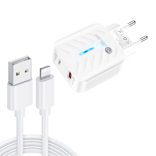 Cargador USB PD03 20W PD3.0 + QC3.0 con USB ...