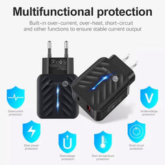 Cargador USB PD03 20W PD3.0 + QC3.0 con cabl...